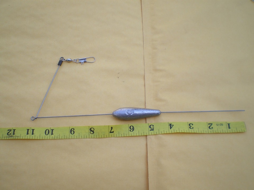 Lot De 6 Plombs Bottom Bouncer 12 Oz (340 G) - Avec Fil Inox, Pour La Pêche à La Traîne