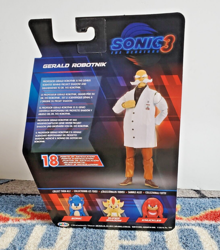 Sonic 3 Jakks Gerald Robotink 5 In" Action Figure New. - Picture 4 of 8
