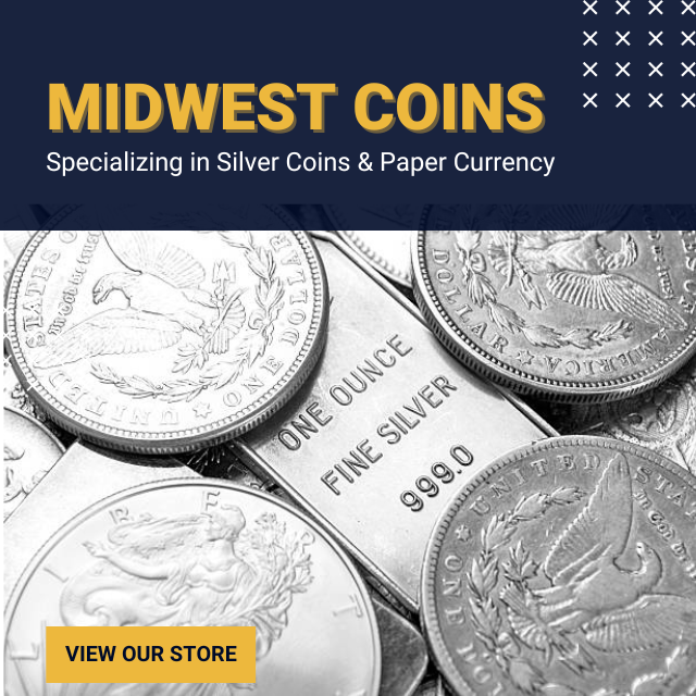 Silver Coins, Bars, and Rounds