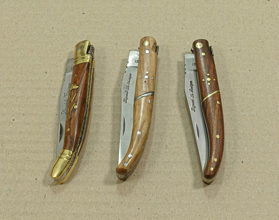 lote de 3 navajas de bolsillo Laguiole Foto 2 de 4