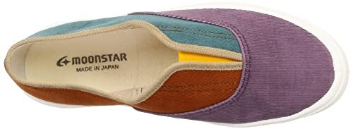 Moonstar Skooler Shoes KACKS W PURPLEMULTI Kurume Japan 27cm