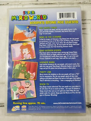 Super Mario World: Koopas Stone Age Quests (DVD, 2010