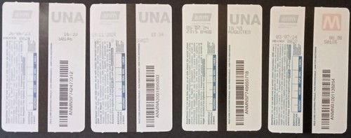 Lotto n. 4 biglietti ANM Napoli Campione d’Italia + vari Usati (119) Come - Picture 2 of 2