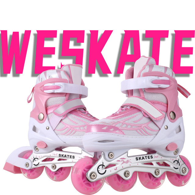 Inliner Kinder Erwachsene Inlineskates Rollschuhe Blinkende Verstellbar 31-42 DE Inliner Kinder Erwachsene Inlineskates Rollschuhe Blinkende Verstellbar 31-42 DE