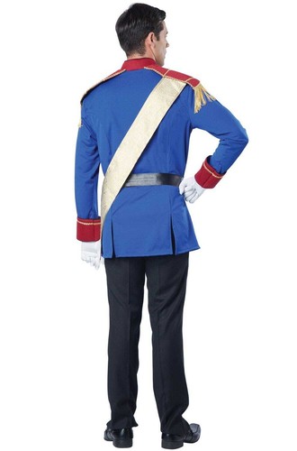 CA56 Mens Storybook Prince Charming Royal Cinderella King Fairy Tales Costume - Picture 4 of 4