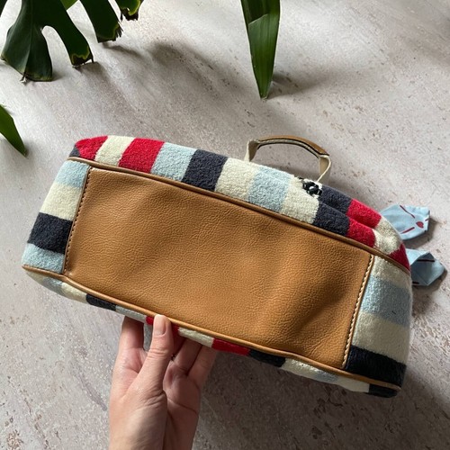 VINTAGE Y2K EXTREMELY RARE 00S JUICY COUTURE STRIPED BAG WITH MIRROR - Picture 18 of 22