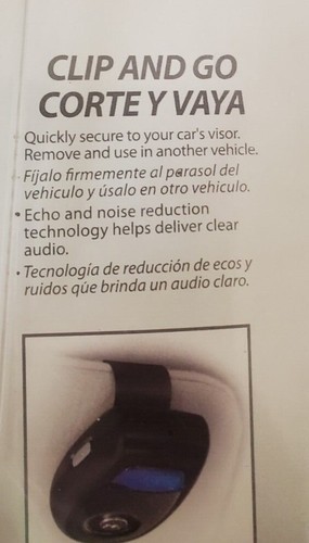 MOTOROLA PAORTABLE BUETOOTH SPEAKERPHONE, WITH CABLES AND CLIP. - Zdjęcie 4 z 6