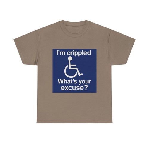 Lustiges Unisex-T-Shirt mit Behinderung, Shirt mit verkrüppeltem Humor, Geschenk mit Behinderung, - Bild 9 von 32