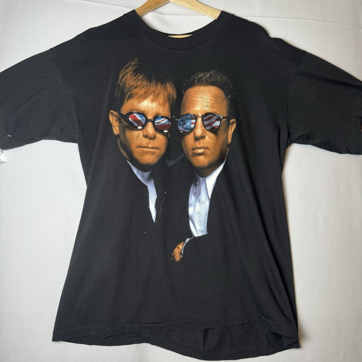 【ヴィンT】Face to Face Tour Tee 90s XL Vintage Elton John Billy Joel Face To Face Tour T Shirt L