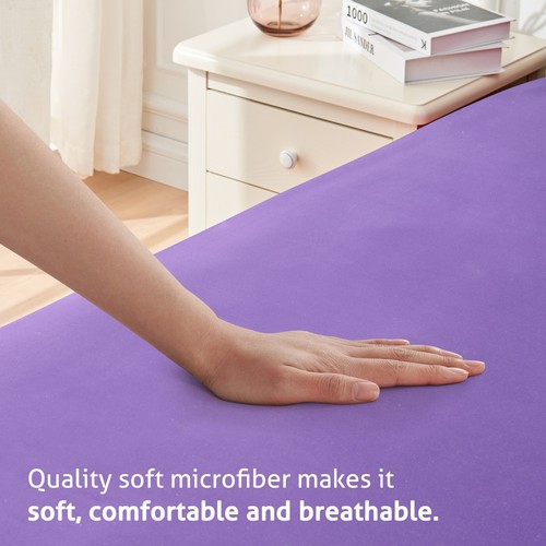 Luxury Extra Deep Fitted Sheet 40cm Ultra Soft Single Double Queen King Bed NEW - Picture 49 of 77