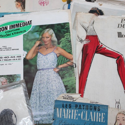 Gros lot de patrons vintages Butterick / Burda / Patrons France / Marie-Claire - Afbeelding 7 van 7