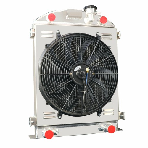 3-CORE RADIATOR SHROUD FAN RELAY FIT 1932-1940 FORD FLATHEAD FLAT HEAD V8 ENGINE - Picture 5 of 17