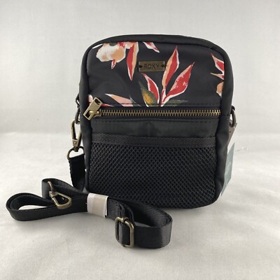 ROXY 'Bright Side' 1.6L Small Shoulder Bag - Anthracite (KVJ0)