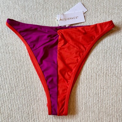 L*Space Swim Cardi Bikini Bottoms Size Medium NWT New