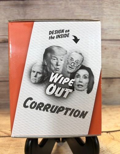 Papel higiénico con temática electoral novedad para eliminar la corrupción con Trump, Pence - Imagen 3 de 3