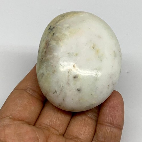 109.7g, 2.4"x1.9"x1.2", Dendrite Opal Palm-Stone Reiki Energy Crystal, B27835 - Picture 2 of 12