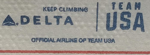 (200 Napkins) Delta Airlines Beverage Napkin - Champion Every Journey (4 Packs) - Picture 6 of 7