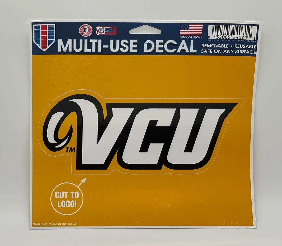 VCU Rams Decal 5"x6" - Cut to Logo - Virginia Commonwealth University Rams  | eBay