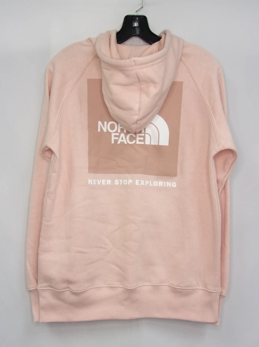 North face red box hoodie women's sales