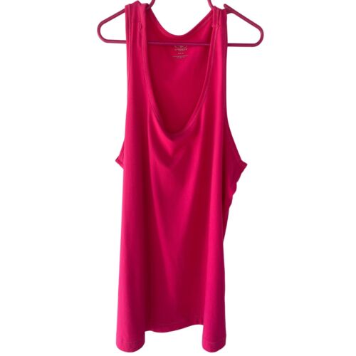 EUC Athletic Works Tank Top Racerback Activewear Hot Pink Sleeveless Size M - Picture 2 of 6