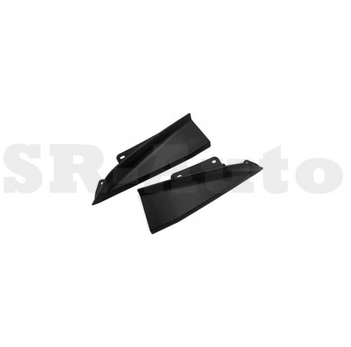 For Ford Mustang GT 2024 Matte Black Rear Bumper Lip Chin Spoiler Splitter 2PCS - Picture 2 of 3