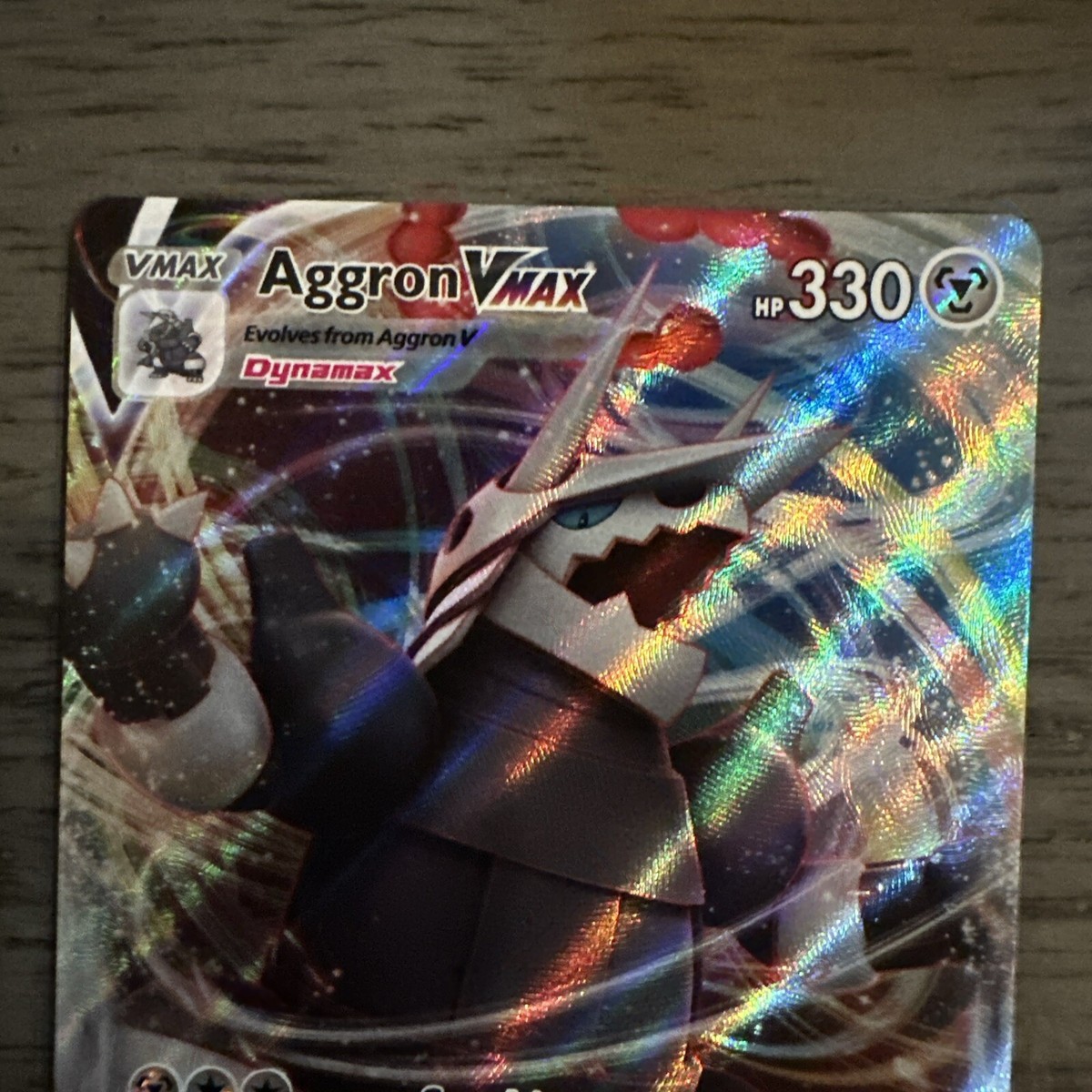 Aggron VMAX 097/172 Ultra Rare Brilliant Stars Pokemon Card - NM