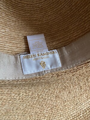 Helen Kaminski Hat Australia Straw Floppy Raffia Sun Garden  display picture 1