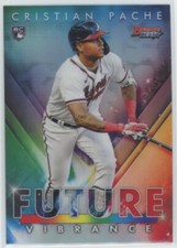 2021 Bowman's Best Bowman Future Vibrance #BFV9 Cristian Pache RC Atlanta Braves