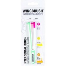 WINGBRUSH Starter-Set Halter m.3 Bürsten 1 St