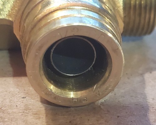 Navistar Parker 1/2" OD Brass Extended Drop Elbow M10x3/4" PN:3573378C1 - Picture 21 of 22