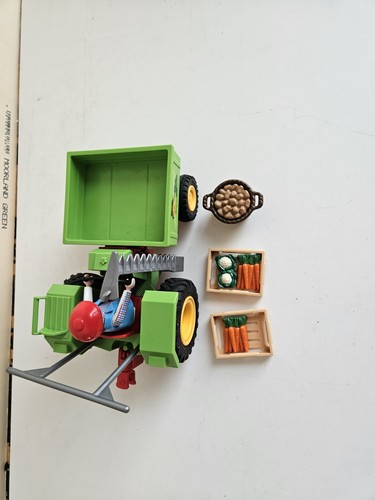 Playmobil Traktor Figur Gemüse & Werkzeug - Bild 4 von 5