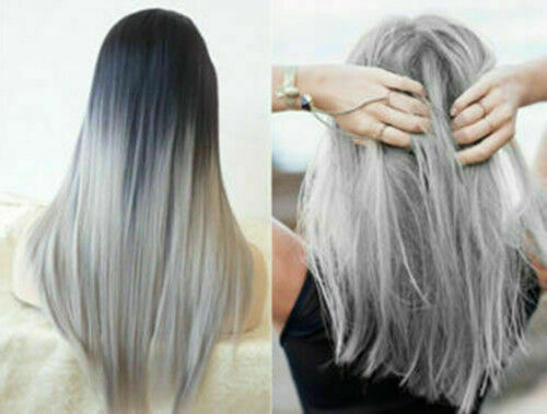 3 x Berina Permanent Hair dye color cream enough for long hair # A21 Light Grey - Picture 10 of 10