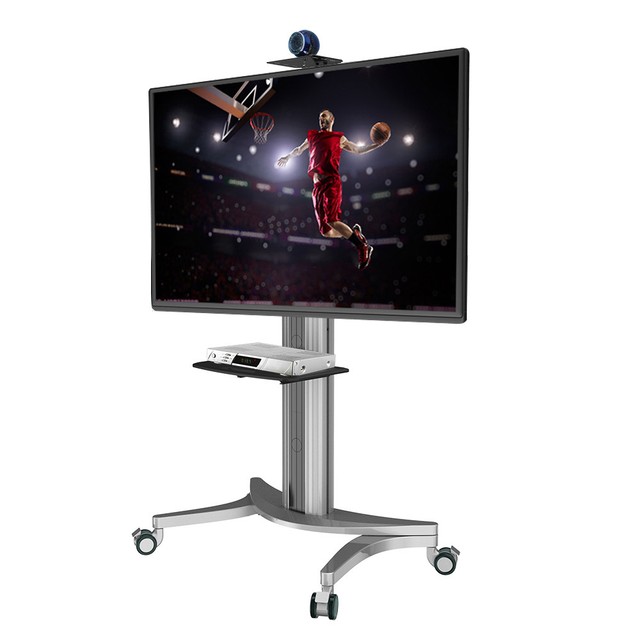 Loctek P2 Mobile Tv Floor Cart For Lcd Led Plasma Flat Panels Stand Led Lcd Hd Mobile Tv Cart Stand Mount For Samsung Lg 32 40 42 46 47