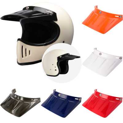 Helmet Duck Bill Vintage Visor Sunshield Motorcycle Motocross AHRMA VMX Racing Helmet Duck Bill Vintage Visor Sunshield Motorcycle Motocross AHRMA VMX Racing