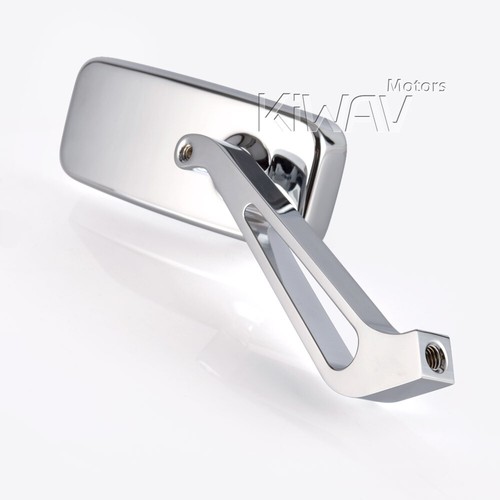 KiWAV Classic Rear Side View Mirrors Chrome Pair Wide Angle for Ariel Atom 3.5R - Picture 2 of 8