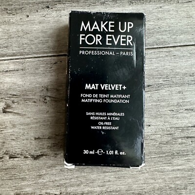 MAKE UP FOR EVER MATTE VELVET + SKIN FOUNDATION Shade #60 Water Resistant
