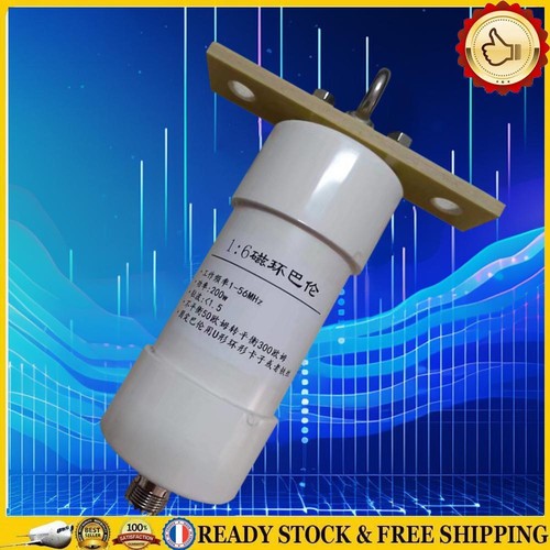 1:6 Balun HF Receiver 200W 304 Stainless Steel Ring for Short Wave Communication