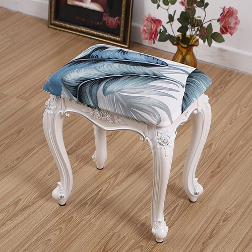 Round Rectangle Bar Stool Cover Round Stool Cushion Cover Elastic Seat Covers - Picture 7 of 21