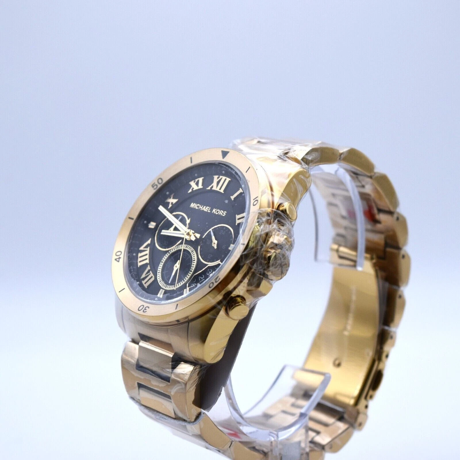 Mens michael kors brecken chronograph watch mk8481 deals