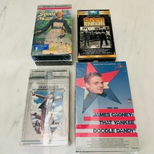 (4) Sealed VHS Classic Movies - Fred Astaire - Julie Andrews - James Cagney