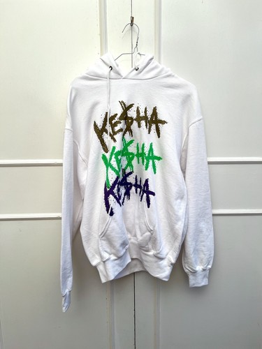Ke$ha Hoodie *NEW* BNWOT White SIZE M - Picture 4 of 7