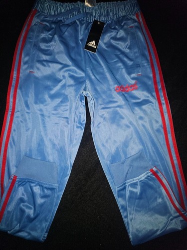 MEN  Adidas Originals Trefoil Warmup Tracksuit Sweatsuit BLUE & RED Size 2XL - Picture 5 of 5