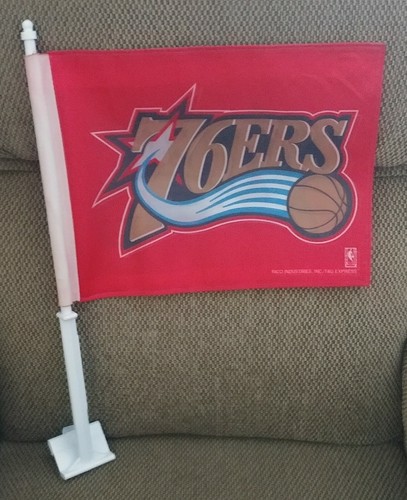 Philadelphia 76ers (Sixers) NBA Bundle: Flag, Towel & Button NBA Playoffs - Picture 3 of 12