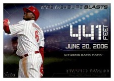 Ryan Howard 2015 Topps Update Tape Measure Blasts Card #TMB-6