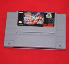 SNES Super Nintendo BILL LAIMBEER'S COMBAT BASKETBALL Working Game Cart Only