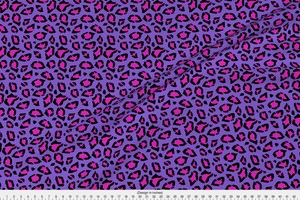 Purple And Hot Pink Leopard Print Fabric Printed By Spoonflower Bty La Foto Se Está Cargando Purpura Y Caliente Rosa Tejido Estampado De Leopardo