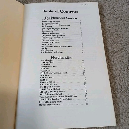 Traveller Merchant & Merchandise RPG Paranoia Press Publication 1981 Softcover - Picture 8 of 15