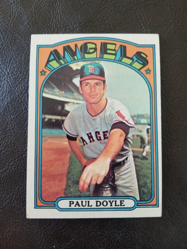 PAUL DOYLE 1972 TOPPS BASEBALL CARD #629 CALIFORNIA ANGELS