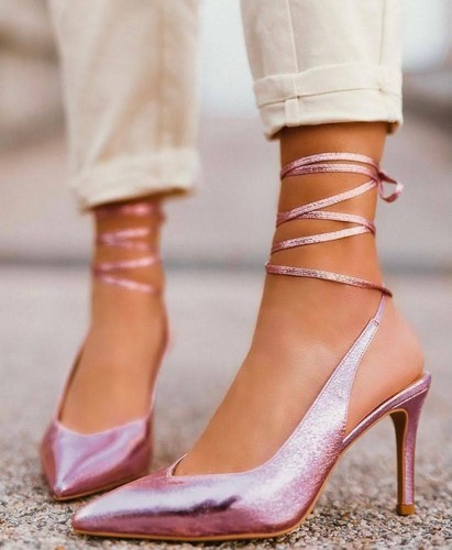 SCARPE DONNA A PUNTA 2020H PINK DECOLTE CON TACCO PRIMAVERA ESTATE DONNE |  eBay