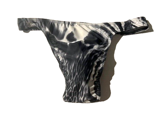 Nuevo KINIKI Para Hombres Cebra Estampado Animal Tanga Natación Bikini Calzoncillo Postura Ropa Interior talla M - Imagen 5 de 8